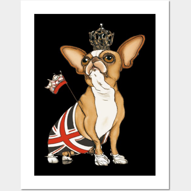 Royal family chihuahua Wall Art by ArtWearSplash